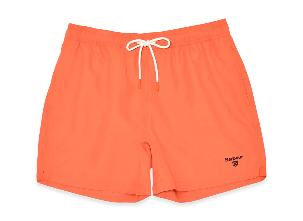 Barbour Staple Logo 5 Swim Shorts "Horizon Orange"