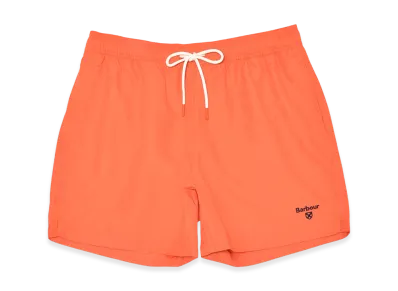 Barbour Staple Logo 5 Swim Shorts "Horizon Orange"