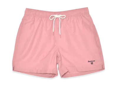 Barbour Staple Logo 5 Swim Shorts "Pink Clay"