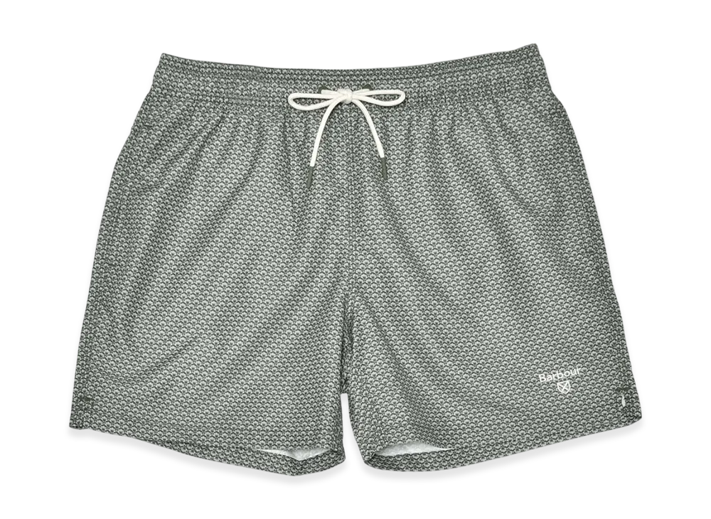 Barbour Shell Swim Shorts "Olive"