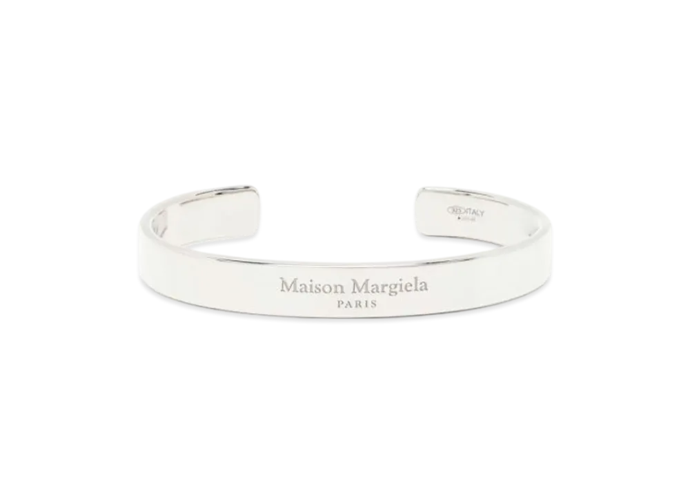 Maison Margiela Logo Cuff Bracelet "Silver"
