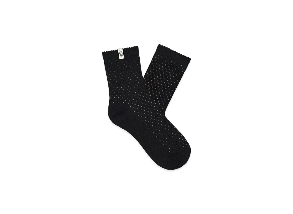 UGG Adabella Quarter Socks "Black"