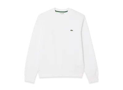 LACOSTE Essential Crew Neck Sweat "White"