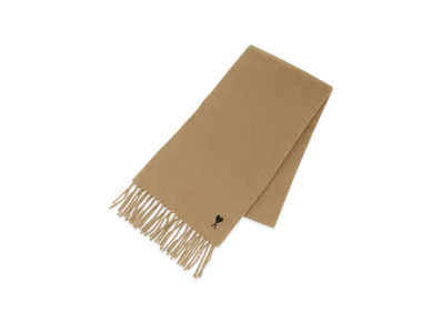 AMI PARIS Alexandre Mattiussi Alpaca Scarf "Camel"