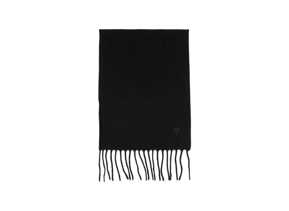 AMI PARIS Alexandre Mattiussi Alpaca Scarf "Black"