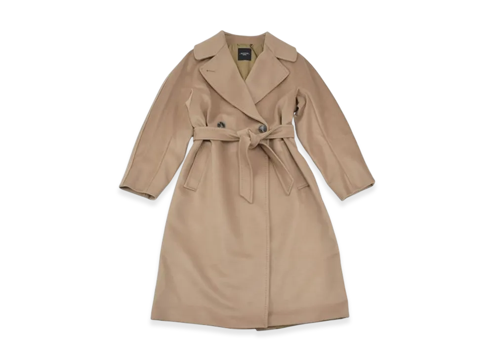 ウィークエンド マックスマーラ レジナ ダブルブレスト ロングコート "キャメル"