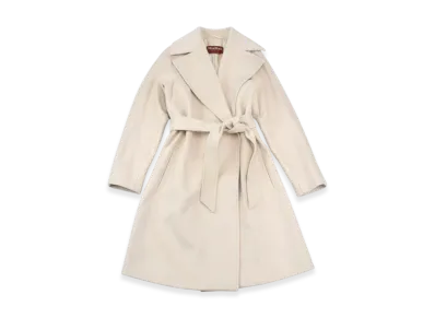 Max Mara Studio Dravena Wool Coat "Ivory"