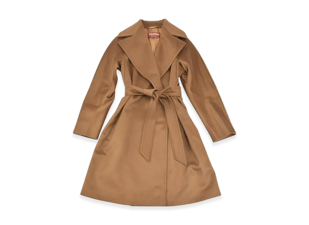 Max Mara Studio Dravena Wool Coat "Brown"