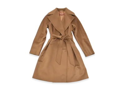 Max Mara Studio Dravena Wool Coat "Brown"
