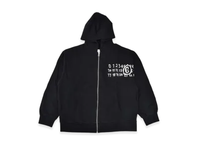 MM6 Maison Margiela Kids Zip Hoodie "Black"