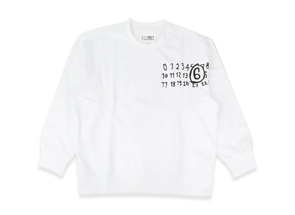 MM6 Maison Margiela Kids Sweatshirt "White"