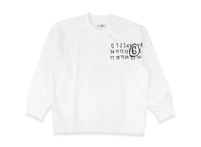 MM6 Maison Margiela Kids Sweatshirt "White"