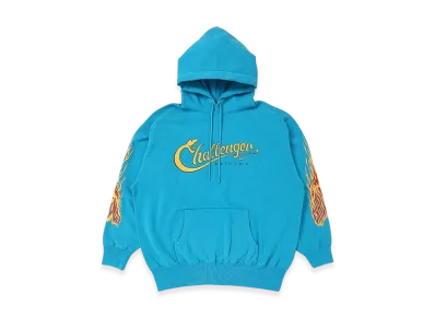 CHALLENGER Snaking Logo Hoodie "Turquoise"