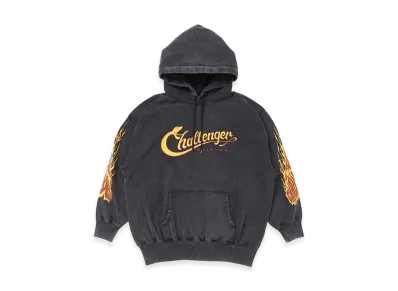 CHALLENGER Snaking Logo Hoodie "Black"