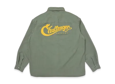 CHALLENGER Snaking Logo Work Shirt "Olive"
