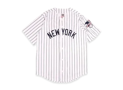 MLB New York Yankees Baseball Stripe Shirt "White"