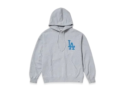 MLB Standard Emblem Logo Hoodie "Heather Grey"