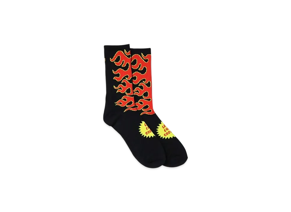 Cookman Socks "Afterburner Black"