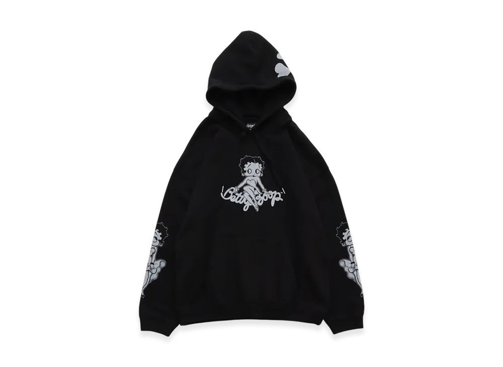 mastermind world x Betty Boop Boxy Hoodie "Monochrome"