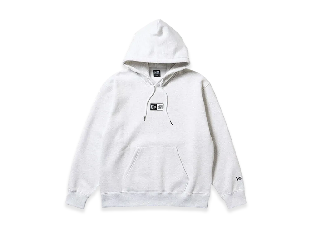 NEW ERA fleece sweatshirt pullover hoodie "L-Gray"