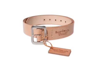 SUGAR CANE Garrison Belt "Beige"
