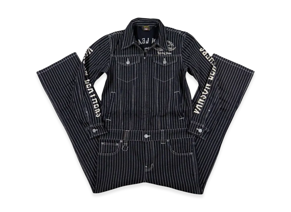 Vanson Jumpsuit Coverall Denim "Wabash"