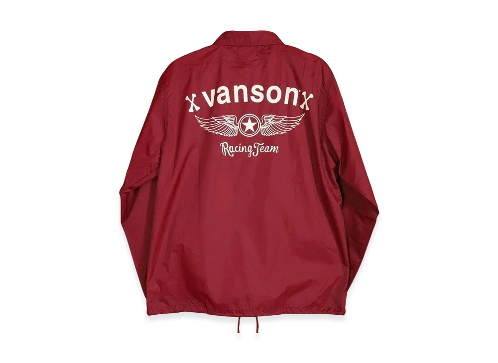 Vanson Coach Jacket "Burgundy"
