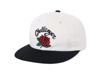 CHALLENGER Classic Rose Cap "White/Black"