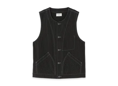 Schott Old Hickory Denim Vest "Black"