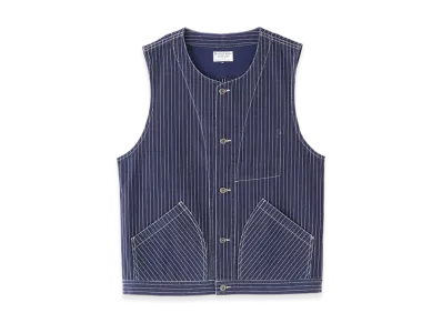 Schott Old Hickory Denim Vest "Navy"