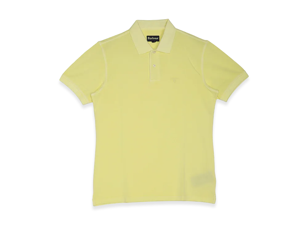Barbour Washed Sport Polo Shirt "Lemon Zest"