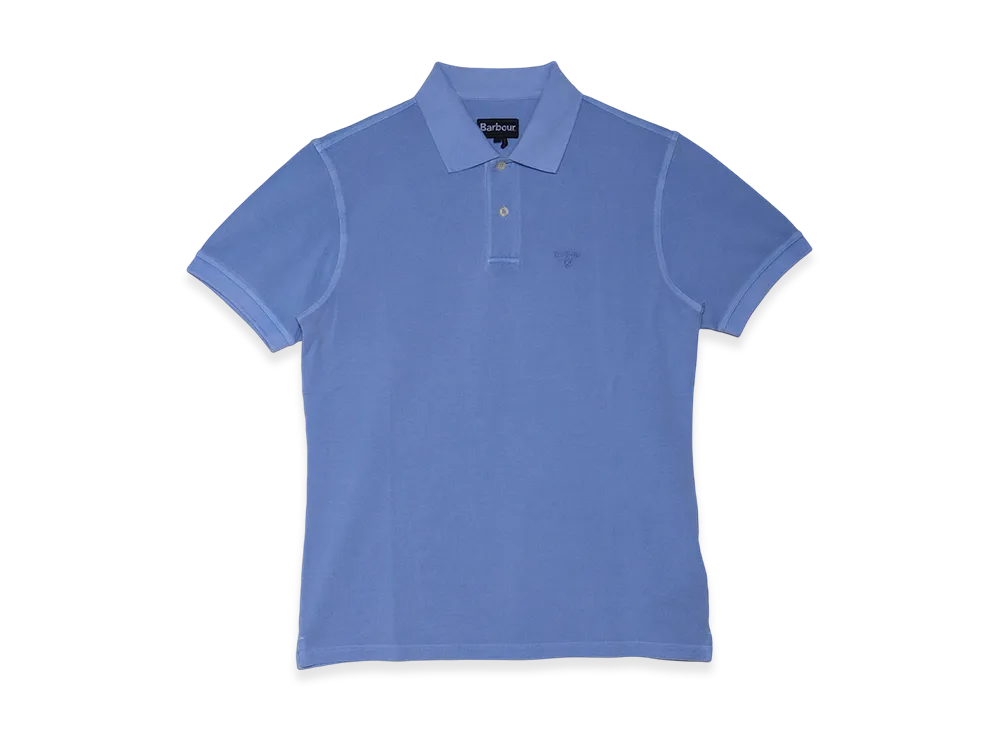 Barbour Washed Sport Polo Shirt "Sky"