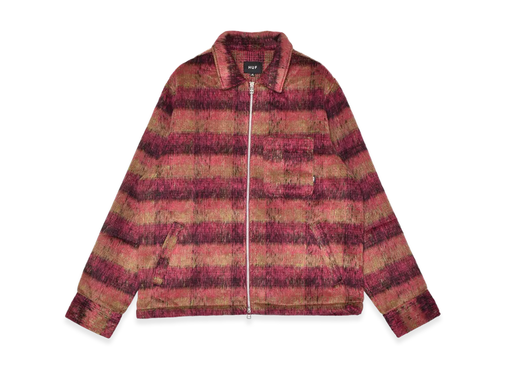 HUF Megablast Plaid Jacket "Berry"