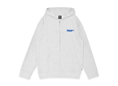 HUF All Caps Full Zip Hoodie "Ash"