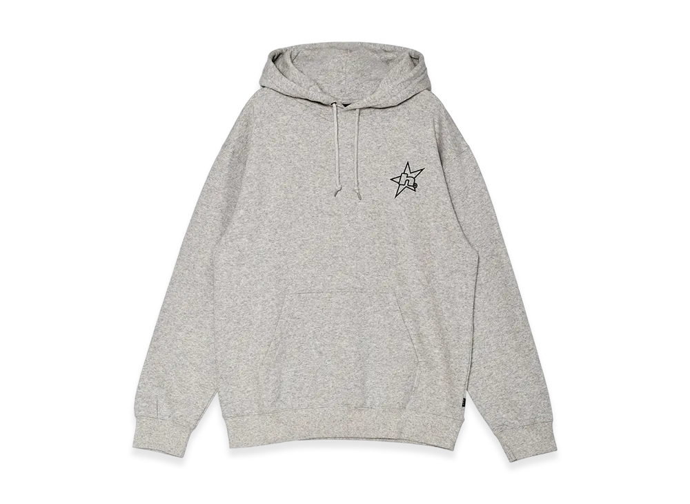 HUF H Star Logo Hoodie "Ash"