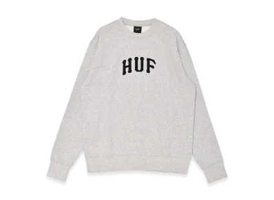 HUF Arch Applique Crewneck Sweat "Ash"