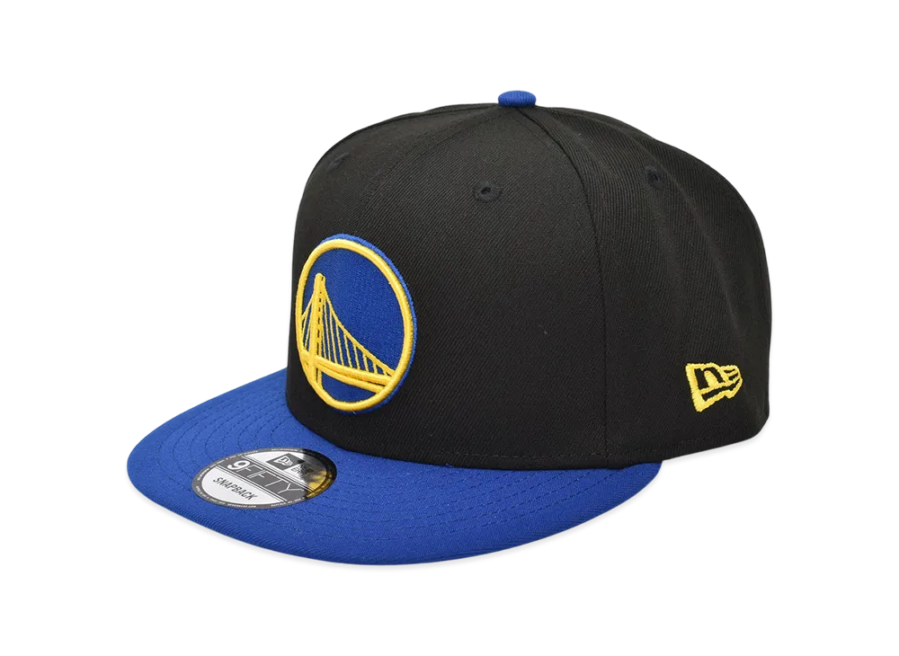NEW ERA NBA Basic 9Fifty 2Tone Collection G Warriors "Black/Blue"