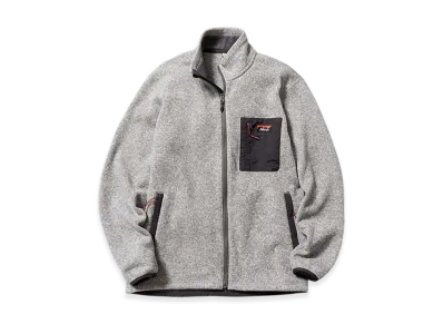 NANGA Polartec Fleece Zip Blouson Jacket "Grey"