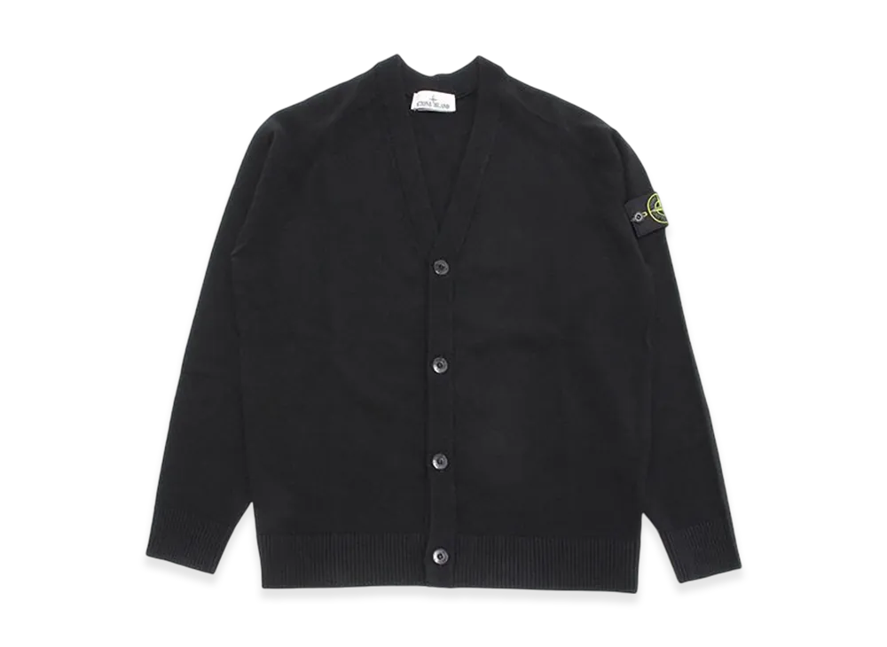 Stone Island Cardigan Sweater "Black"