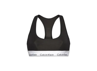 Calvin Klein Icon Cotton Modal Unlined Bralette "Black"