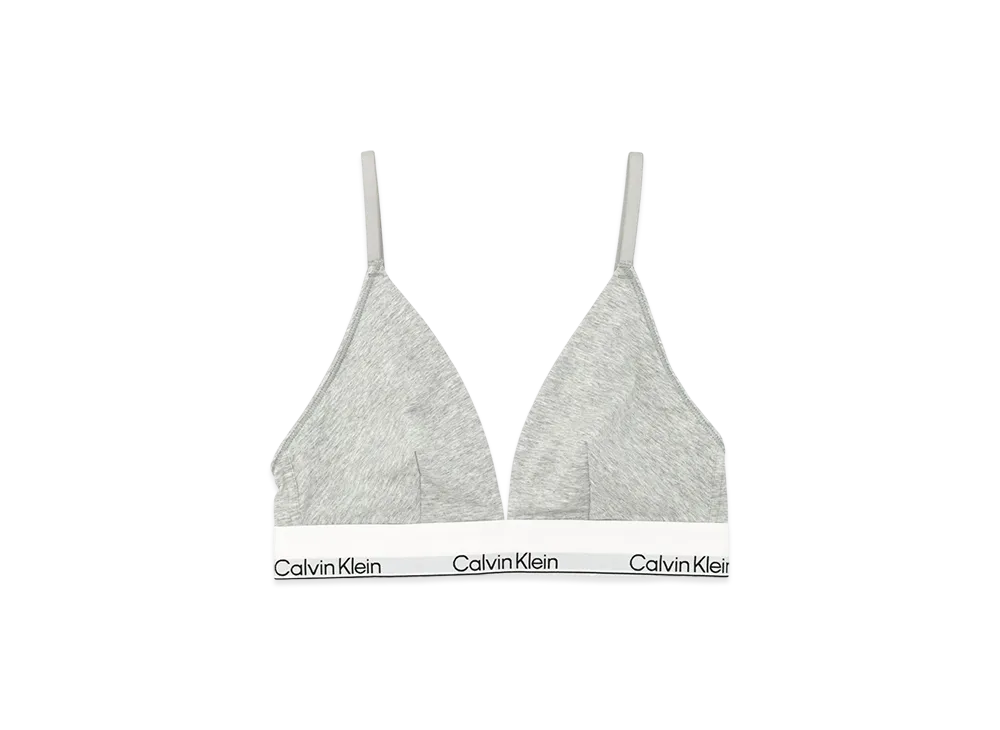 Calvin Klein Icon Cotton Modal Unlined Triangle "Grey Heather"