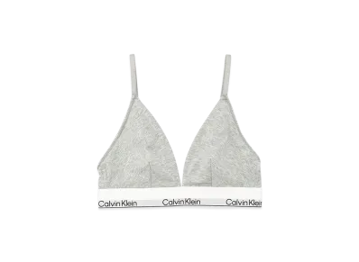 Calvin Klein Icon Cotton Modal Unlined Triangle "Grey Heather"