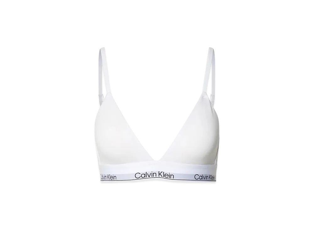 Calvin Klein Icon Cotton Modal Unlined Triangle "White"