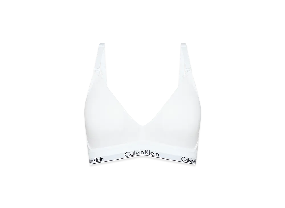 Calvin Klein Maternity Lightly Lined Triangle "White"