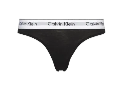 Calvin Klein Icon Cotton Modal Thong "Black"