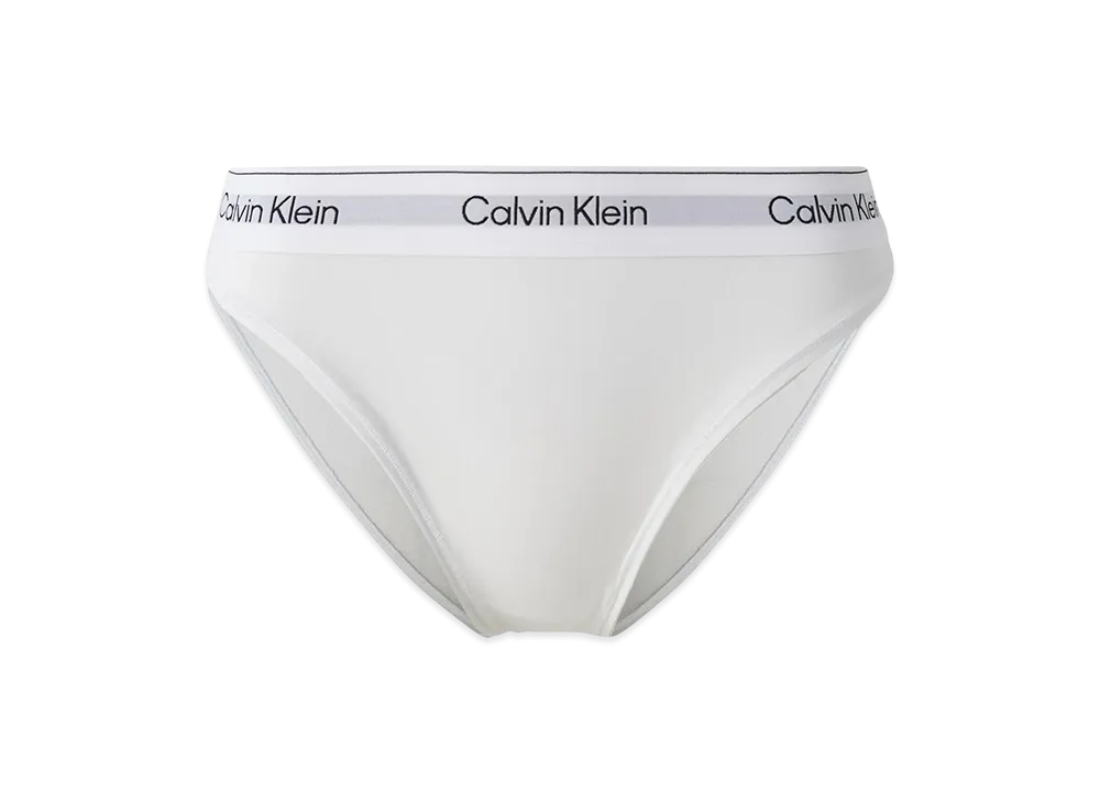 Calvin Klein Icon Cotton Modal High Leg Tanga "White"