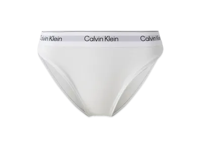Calvin Klein Icon Cotton Modal High Leg Tanga "White"