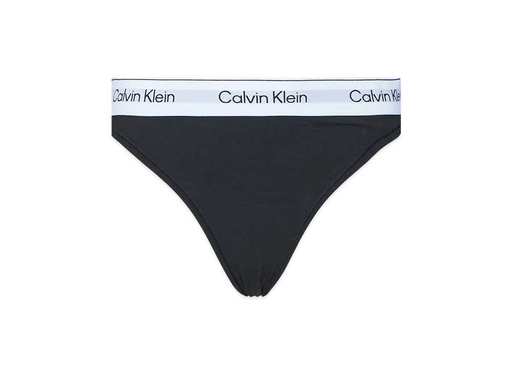 Calvin Klein Icon Cotton Modal High Leg Tanga "Black"