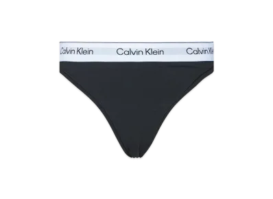 Calvin Klein Icon Cotton Modal High Leg Tanga "Black"
