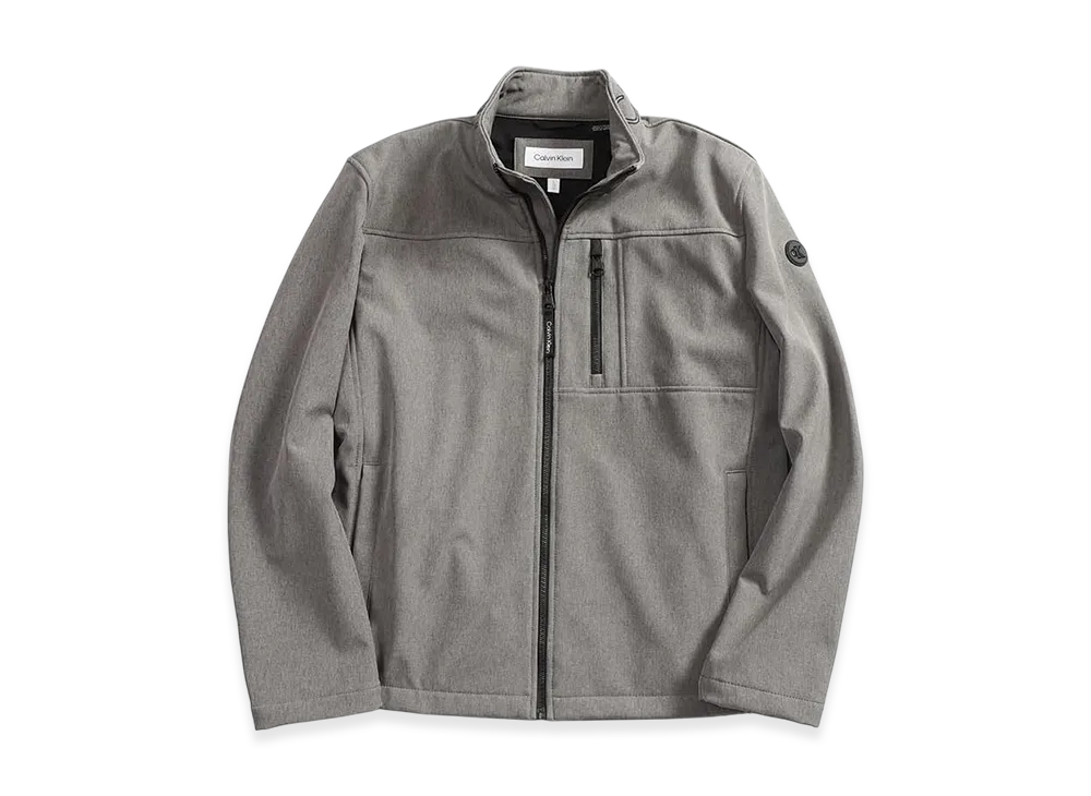 Calvin Klein Infinite Stretch Soft Shell Jacket "Light Grey Heather"